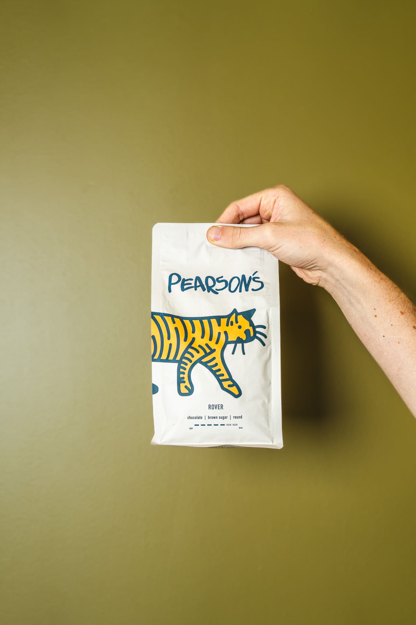 Rover Blend 12oz bag. Pearson's medium roast